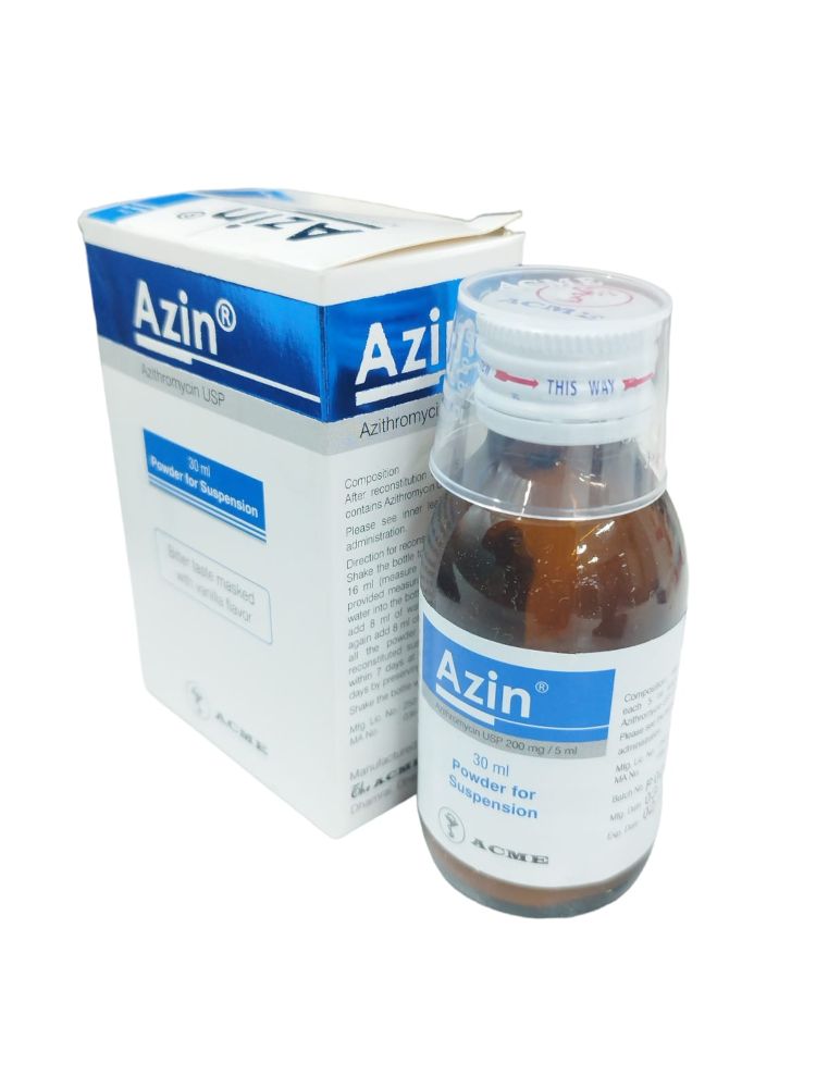 Azin 200mg/5ml Powder for Suspension