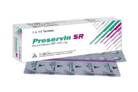 Preservin SR 200mg Tablet