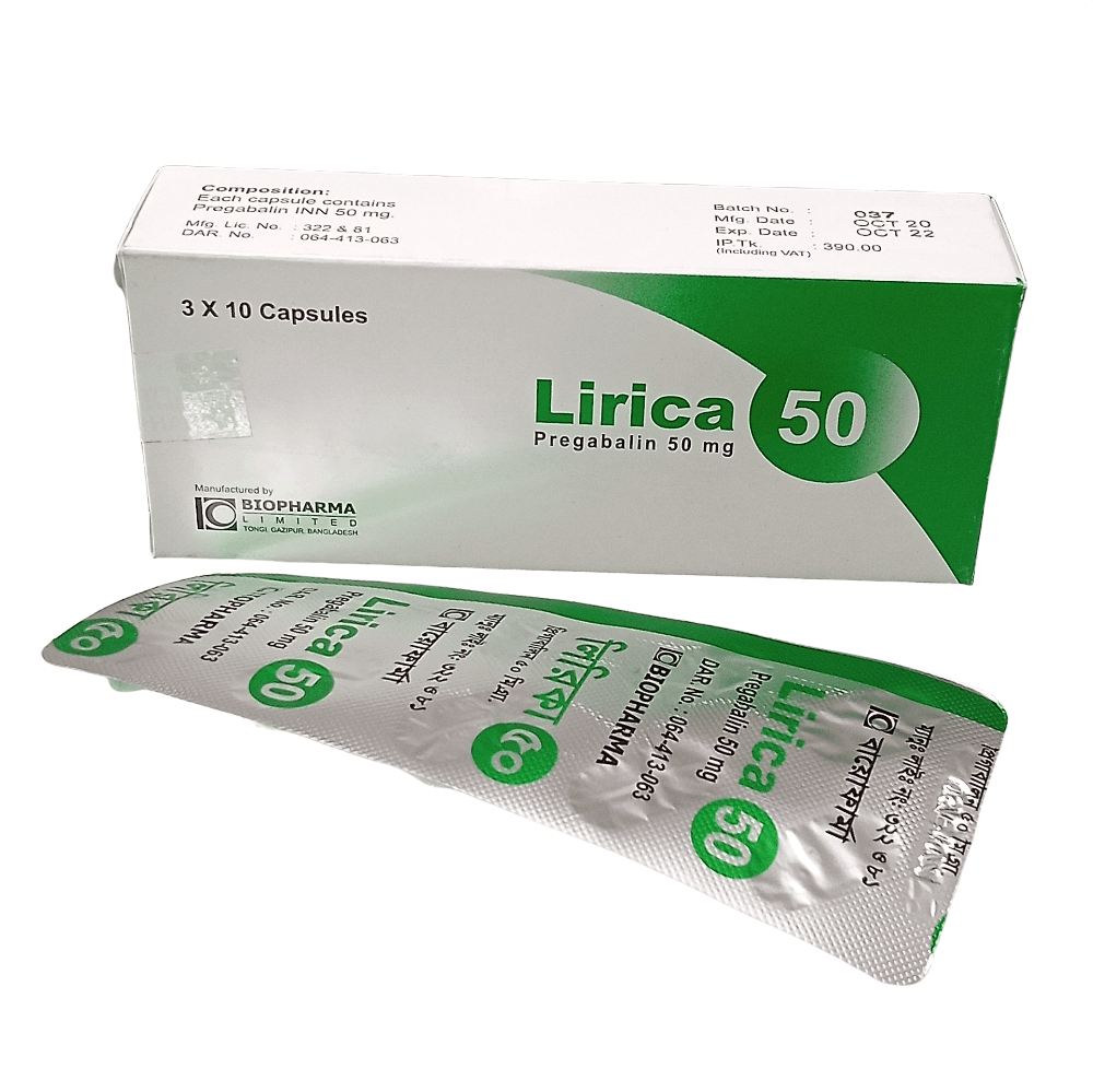 Lirica 50mg Capsule