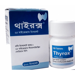 Thyrox 25 25mcg Tablet
