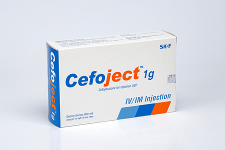 Cefoject IM/IV 1gm/vial Injection