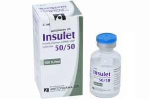 Insulet 50/50 4ml 100IU/ml Injection