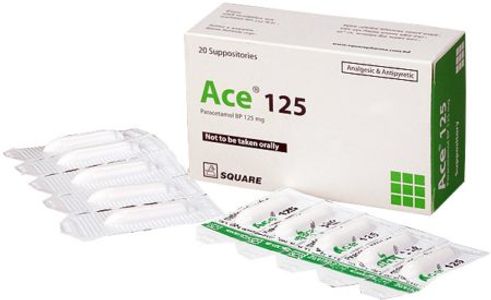 Ace 125 Suppository 125mg Suppository