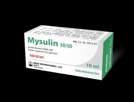 Mysulin 50/50 Vial 100IU/ml Injection