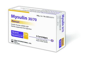 Mysulin 30/70 Penset 100IU/ml Injection