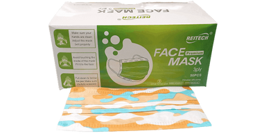 Surgical Mask 3 Layers with Nose Pin(Reitech)