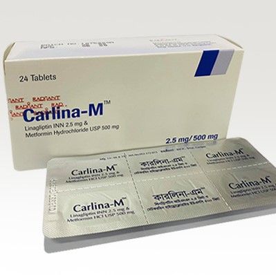Carlina M 500 2.5mg+500mg Tablet