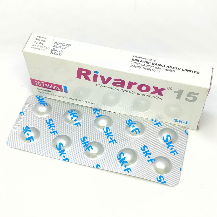 Rivarox 15mg Tablet
