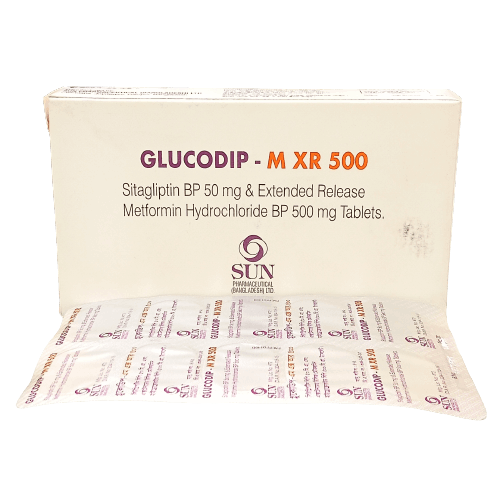 Glucodip M XR 500mg+50mg Tablet