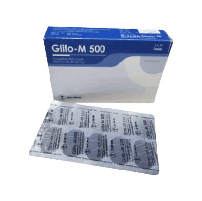 Glifo-M 500 5mg+500mg Tablet