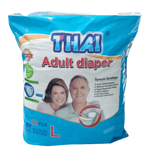 Thai Adult Diaper Belt System-L 10's Pack