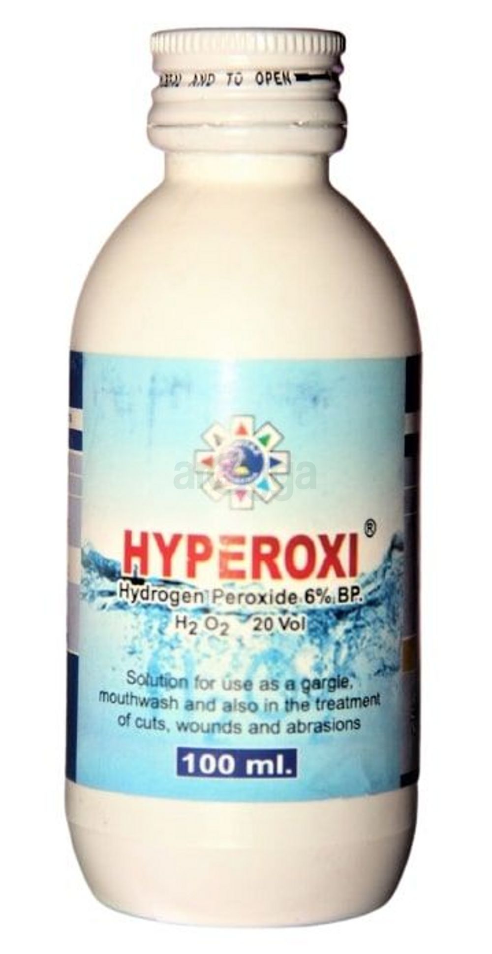 Hydrogen Peroxide (Hyperoxi) Solution 6% - healthcare - Arogga