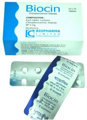Biocin 4mg Tablet