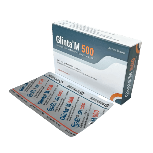 Glinta M 500 2.5mg+500mg Tablet