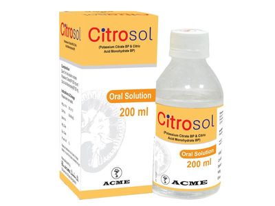 Citrosol (1500mg+250mg)/5ml Oral Solution