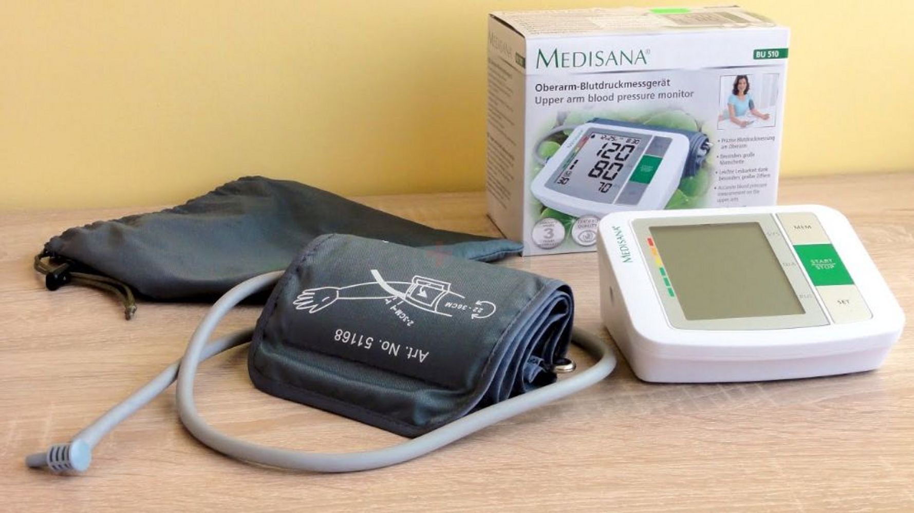 afgunst US dollar Kast Medisana BU-510 Digital Blood Pressure Monitor Blood pressure machine  Brand: Medsina - Arogga - Online Pharmacy of Bangladesh