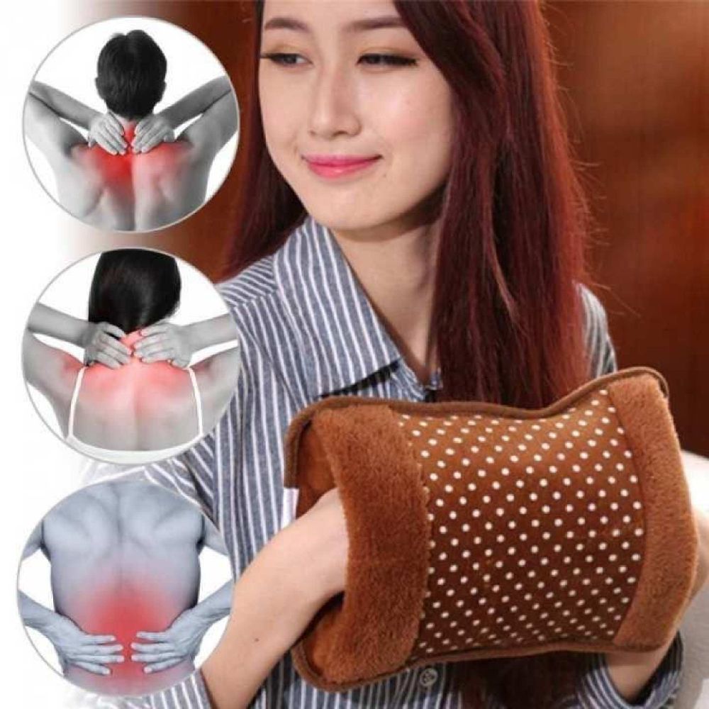 Electric Hot Water Bag Heat Pillow And Pain Remover – Multicolor  hot_water