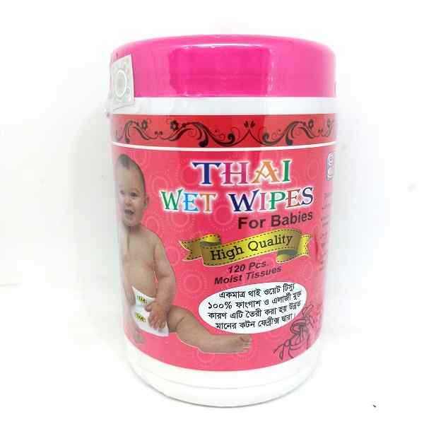 Thai Wet Wipes For Baby Moist Tissue-60