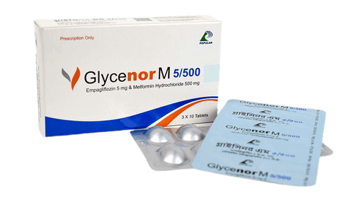 Glycenor M 5/500 5mg+500mg Tablet
