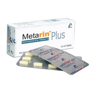 Metarin plus 500mg+1mg Tablet