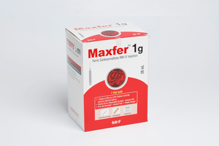 Maxfer 1gm IV 1gm/20ml Injection