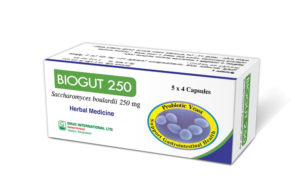 Biogut 250mg(5 billion CFU) Capsule