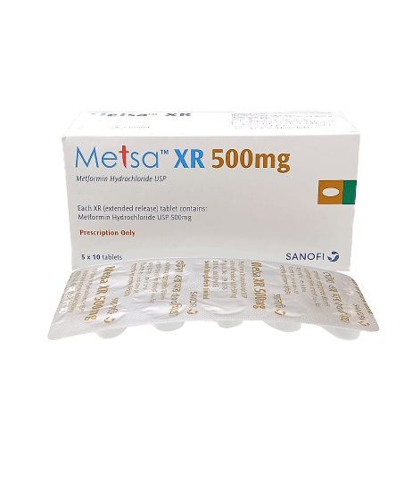 Metsa XR 500mg Tablet