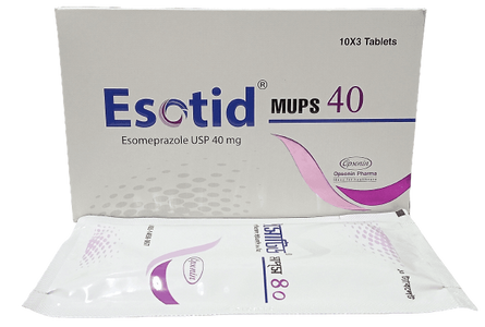 Esotid MUPS 40mg Tablet