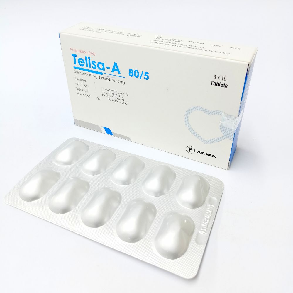 Telisa-A 5/80mg+5mg Tablet
