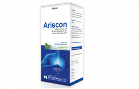 Ariscon 500mg+267mg+160mg/10ml Suspension