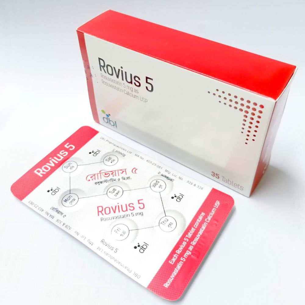 Rovius 5mg Tablet