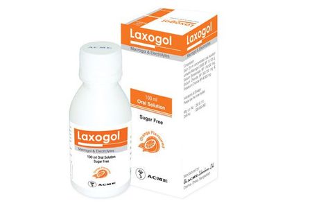 Laxogol 13.125gm+178.500gm+350.700gm+46.600gm Oral Solution