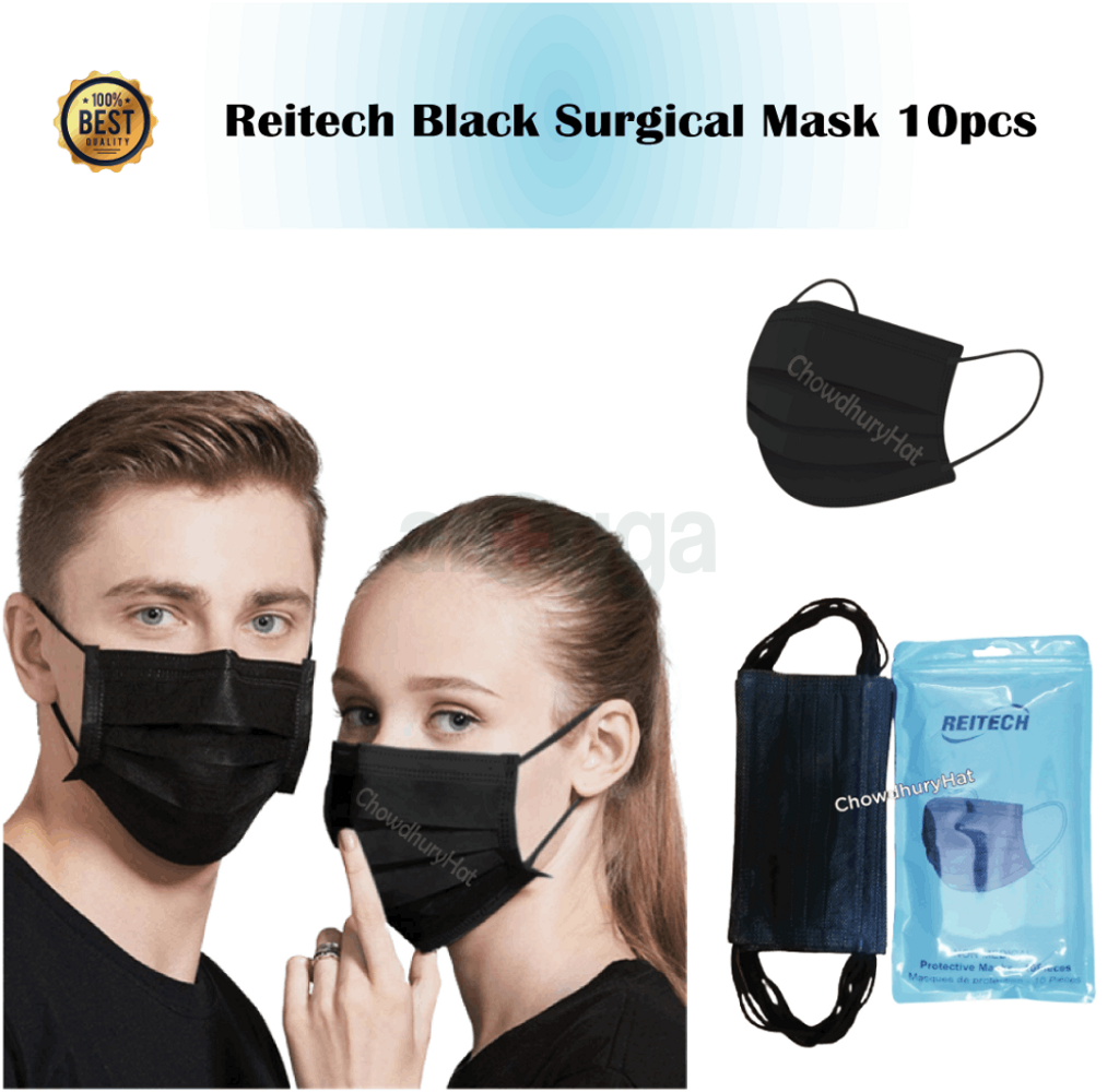 Surgical Mask 3 Layers with Nose Pin(Reitech) Surgical Mask Colours