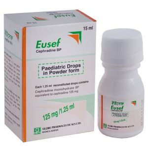 Eusef 125mg/1.25ml Pediatric Drops