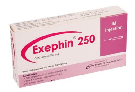 Exephin IM 250mg/vial Injection
