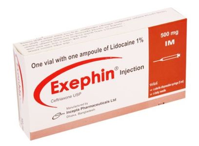 Exephin IM 500mg/vial Injection