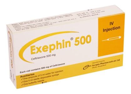 Exephin IV 500mg/vial Injection