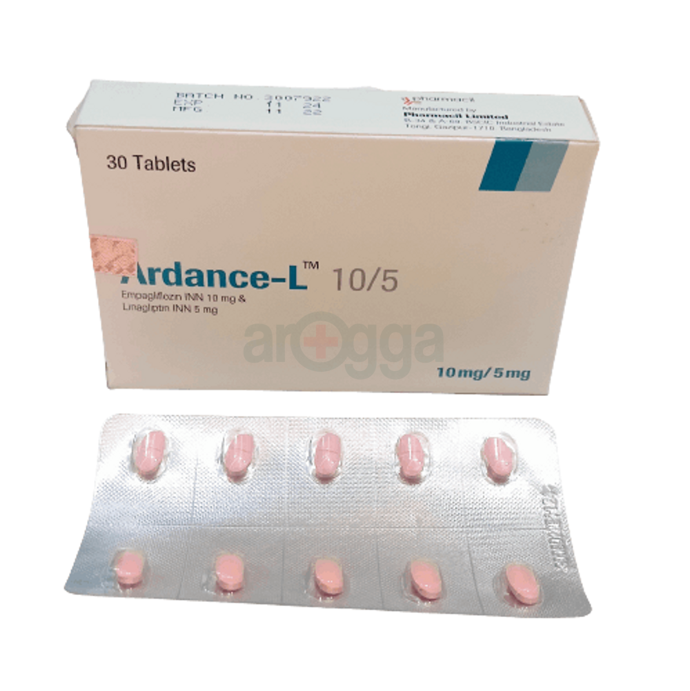 Ardance-L 10/5 Tablet 10mg+5mg - medicine - Arogga - Online Pharmacy of ...