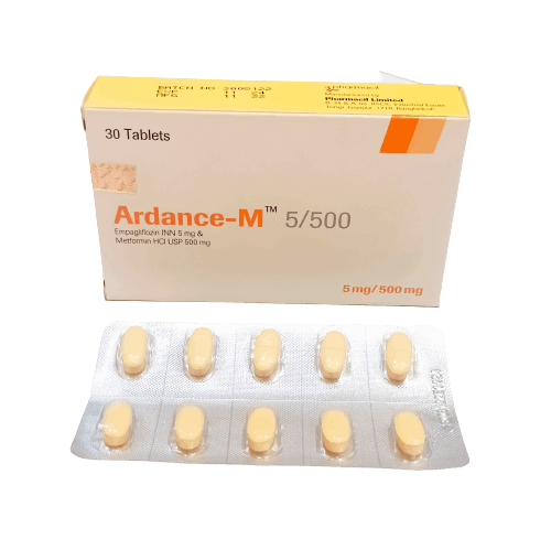 Ardance-M 500 5mg+500mg Tablet