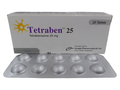 Tetraben 25mg Tablet