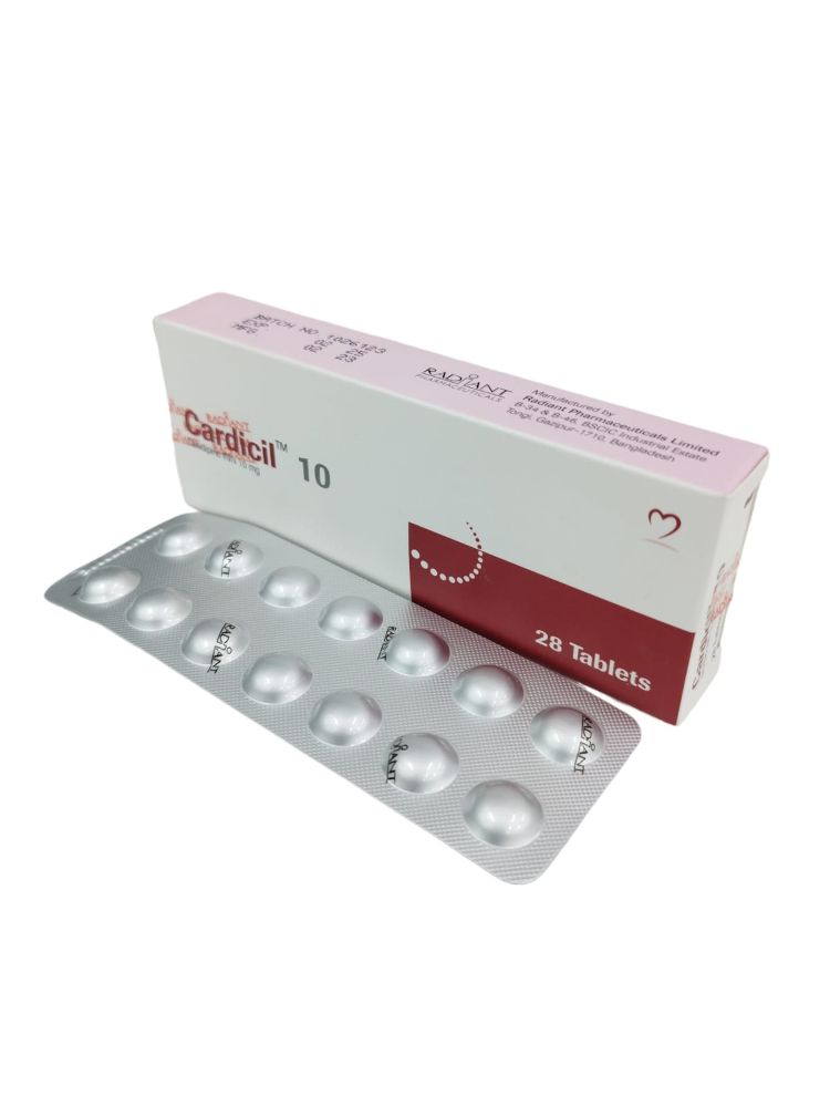 Cardicil 10mg Tablet