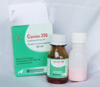Ciprotec 250mg/5ml Powder for Suspension