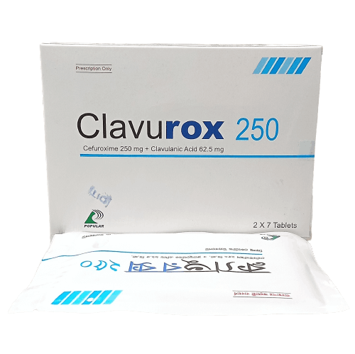Clavurox 250mg+62.5mg Tablet