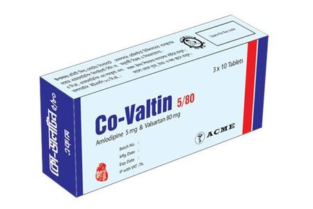 Co Valtin 5/80 5mg+80mg Tablet