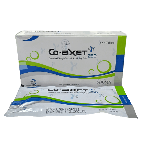 Co-Axet 250mg+62.5mg Tablet