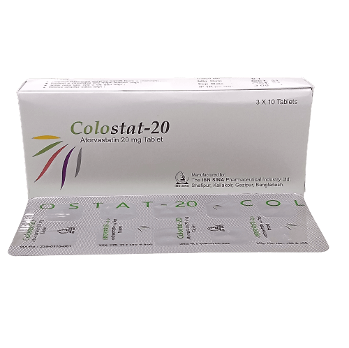 Colostat 20mg Tablet