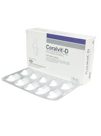 Coralvit-D 500mg+400IU Tablet