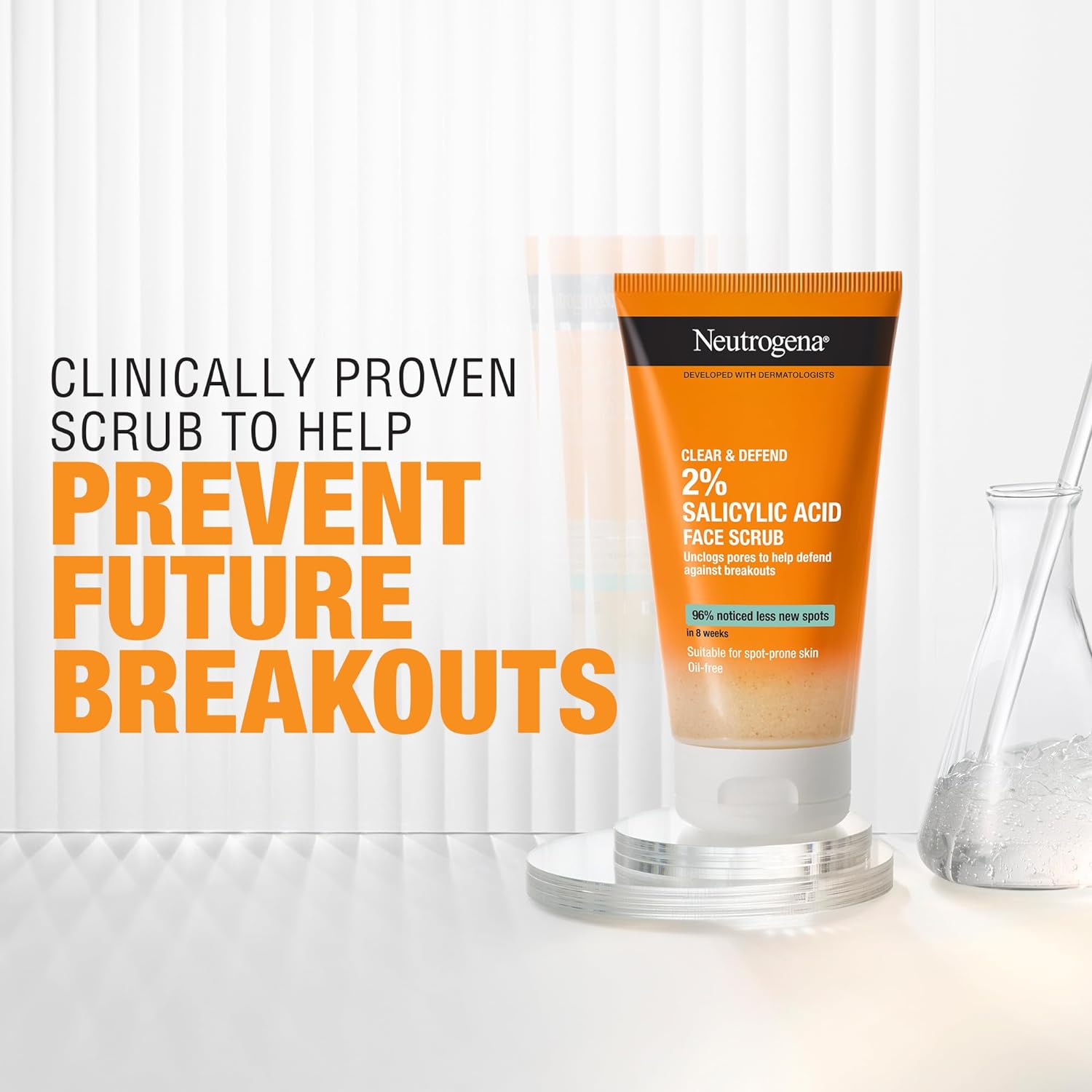 Neutrogena® Clear & Defend 2% Salicylic Acid Face Wash