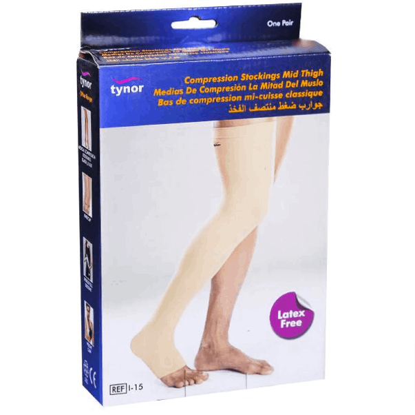 Compression Stockings Mid Thigh-I-15 (Tynor)-M