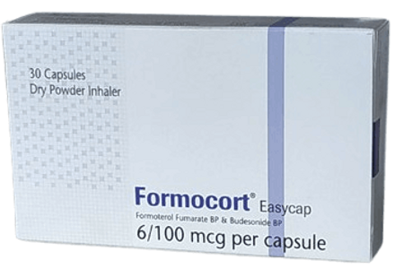 Formocort 100 Easycap 100mcg+6mcg Capsule